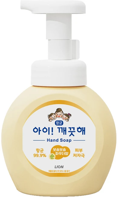 아이깨끗해 핸드워시 순 보송보송 파우더향, 250ml, 1개 - 쿠팡