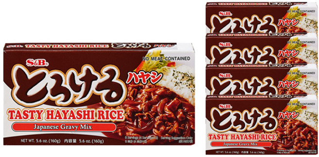 에스앤비 토로케로 하야시 테이스티 하이라이스, 160g, 5개