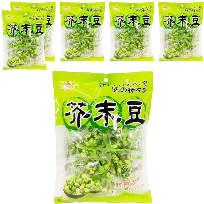 Chiao-E 巧益 三角包芥末豆, 110g, 6入