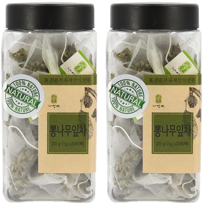자연애 뽕나무잎차, 1g, 20개입, 2개 - 쿠팡
