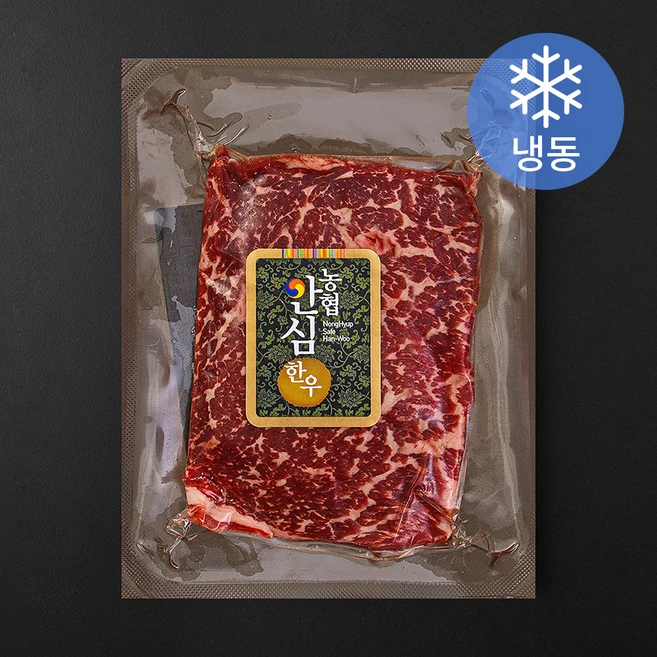 농협안심한우 슬라이스 우둔 1등급 (냉동), 1개, 100g - 쿠팡