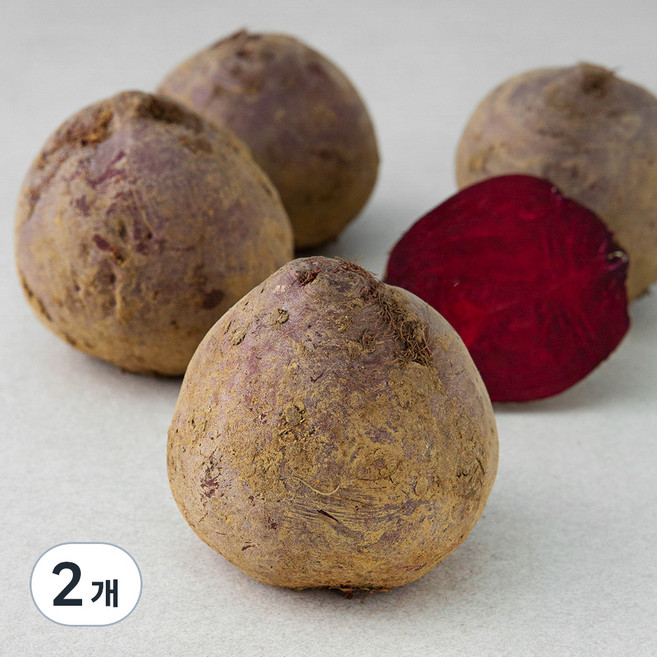 국내산 유기농 비트, 1.5kg, 2개