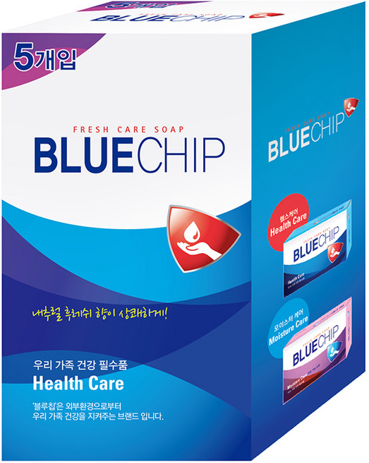 블루칩 헬스케어 비누, 100g, 5개