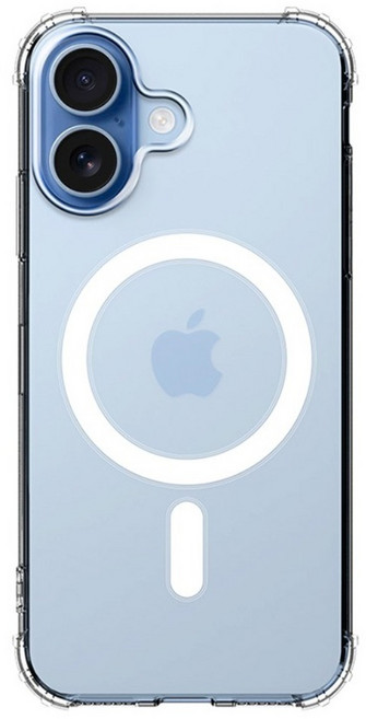 YADI 亞第 Apple iPhone 17 6.3吋 2025 專用 透明磁吸空壓手機保護殼 MSB4-AP-IP17