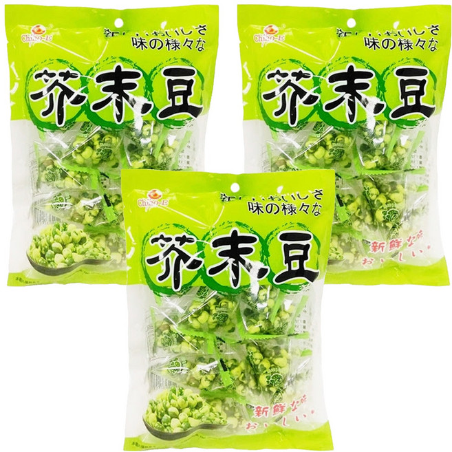 Chiao-E 巧益 三角包芥末豆, 110g, 3入
