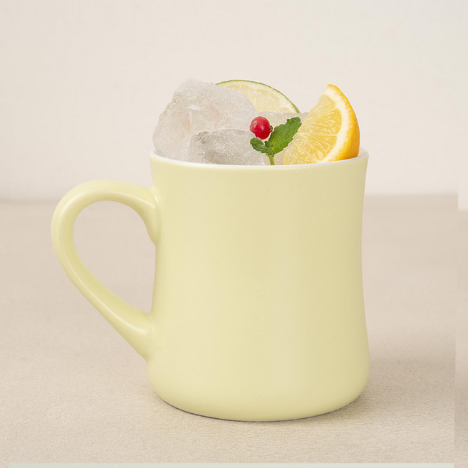 해피정코리아 실렌더 머그컵 350ml, 무광 애플그린, 1개