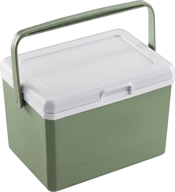 輕便保冷箱, 5L, 抹茶綠