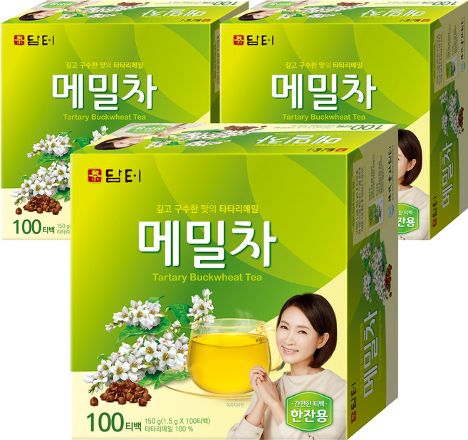 담터 메밀차, 1.5g, 100개입, 3개