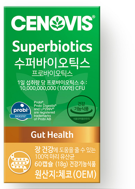 세노비스 수퍼바이오틱스 유산균, 60정, 1개