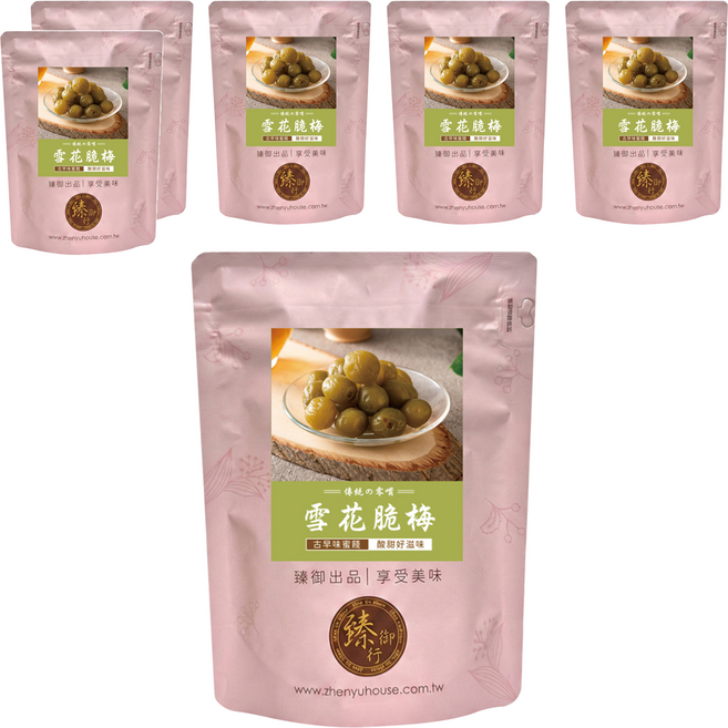 臻御行 雪花脆梅, 250g, 6個