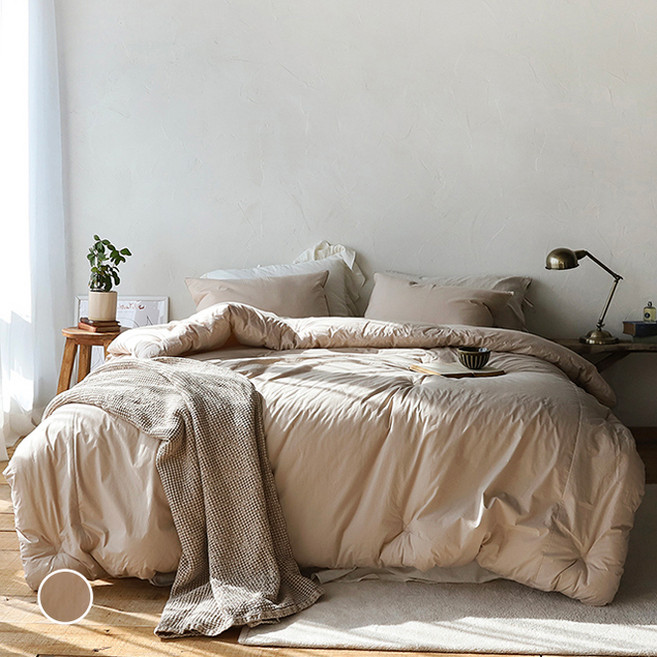 에이트룸 뮤즈 고밀도 바이오워싱 순면 이불 풀세트