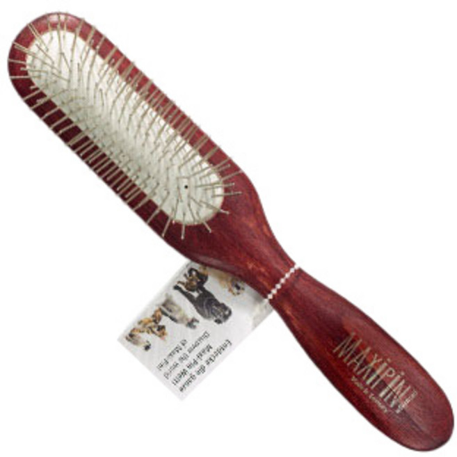 마스알코소 반려동물 핀 브러쉬 22cm, 레드, 1개