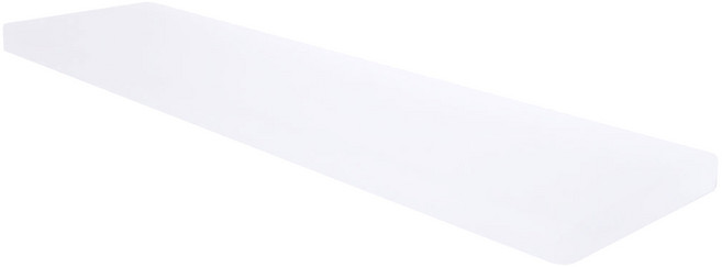 데스켓 아크릴 팜레스트 텐키리스 키보드 손목받침대, 스노우, 1개