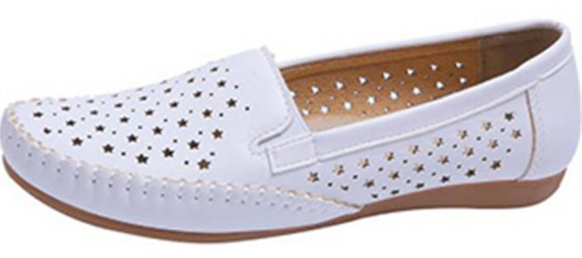 벨레페 퍼니펀 시원한 펀칭 여성 슬립온