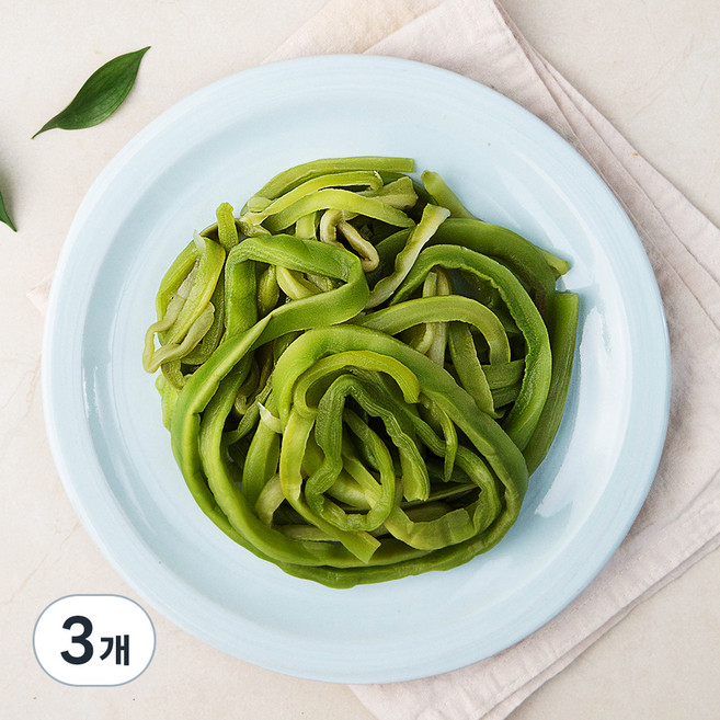 데친 궁채나물, 300g, 3개