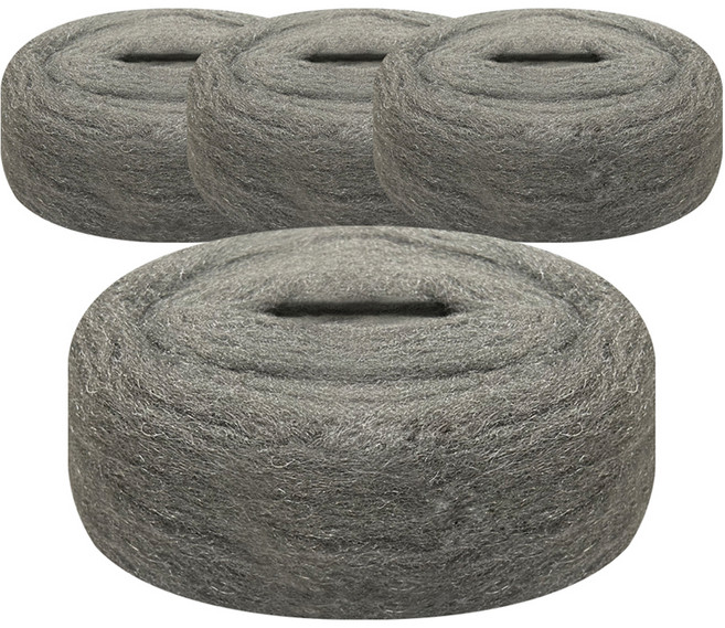 월드크린 철솜 스틸울 0000 100g, 4개