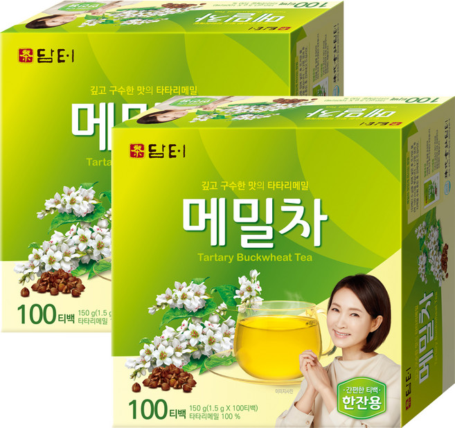 담터 메밀차, 1.5g, 100개입, 2개