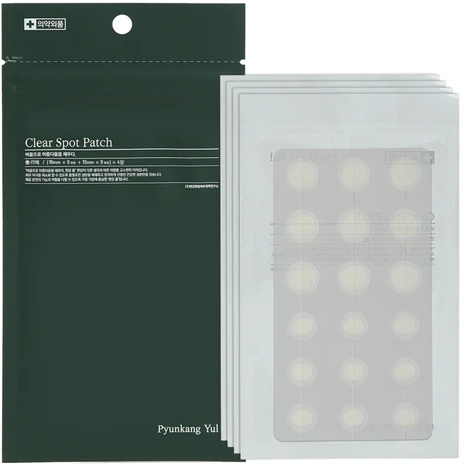 편강율 진정 클리어 스팟패치, 72개입, 1개 - 쿠팡