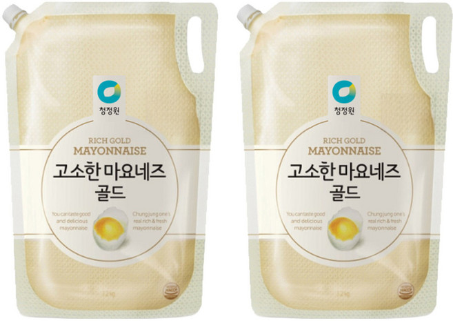 청정원 고소한 마요네즈 스파우트, 3.2kg, 2개