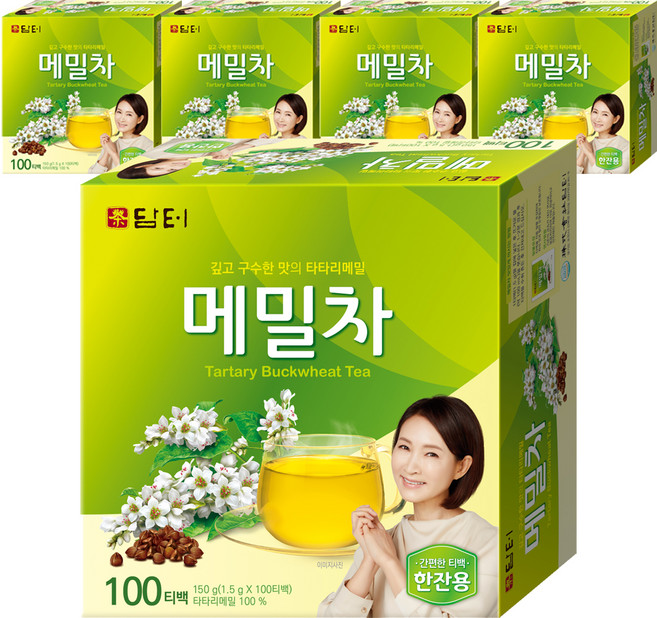 담터 메밀차, 1.5g, 100개입, 5개