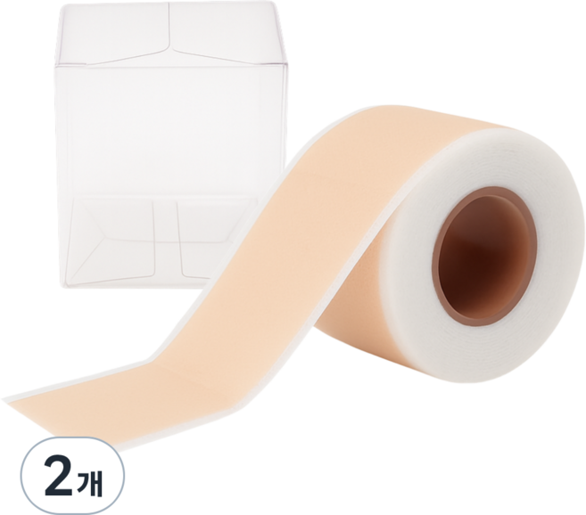 데일리픽 잘라쓰는 롤 방수 실리콘겔 물집방지 발 뒤꿈치 밴드, 2개, 1개입