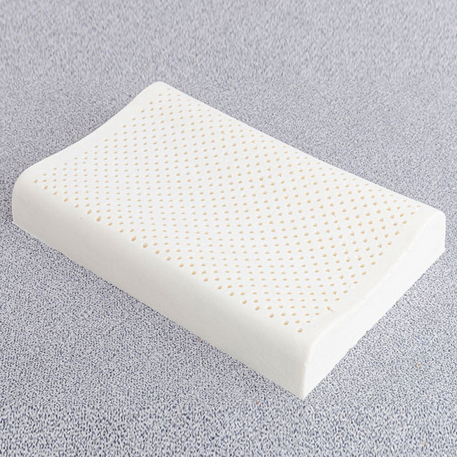 아지오텍스 굴곡형 천연라텍스 베개, 1개