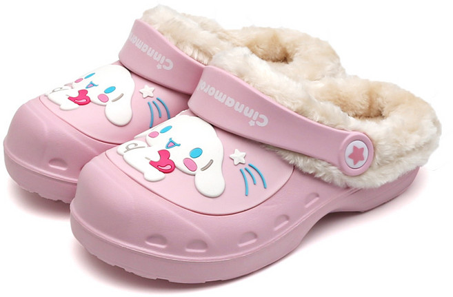 아동용 시나모롤 로라 방한샌들