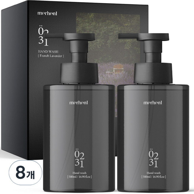 메르헨트 딥 퍼퓸 핸드워시 프렌치라벤더, 500ml, 8개