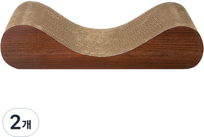 코멧 펫 고양이 쇼파 스크래쳐, 커브형, 2개