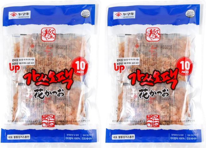 야마끼 소포장 하나 가쓰오팩, 10g, 2개