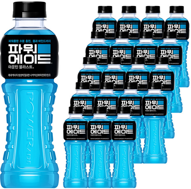 파워에이드 마운틴블라스트, 600ml, 20개