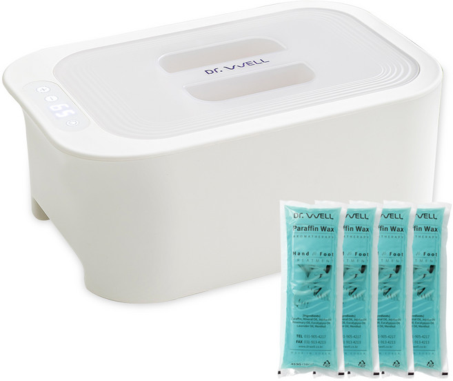 닥터웰 파라핀베스 DR-660 파라핀왁스 4개 + 일회용 비닐팩 10개 + 손발 커버, 1세트