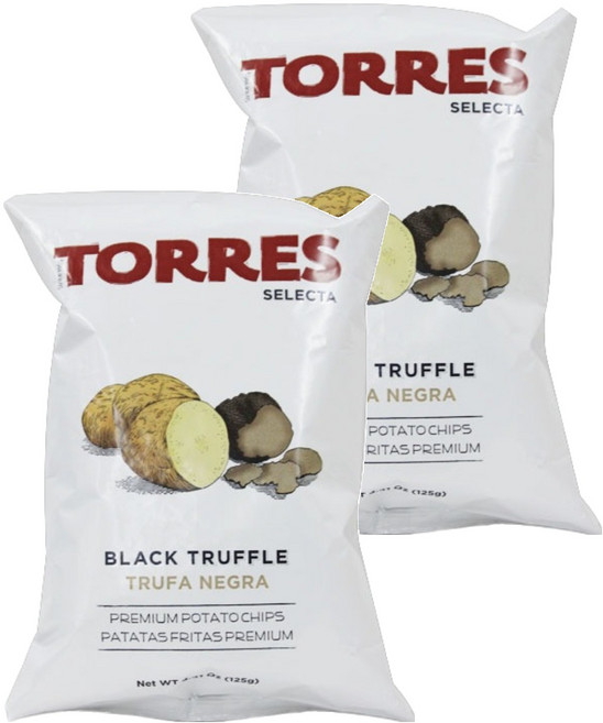 토레스 셀렉타 블랙트러플 감자칩, 125g, 2개