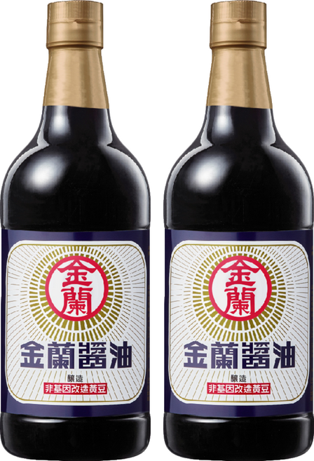 金蘭 醬油 台灣經典醬品 記憶中的老味道, 1L, 2瓶
