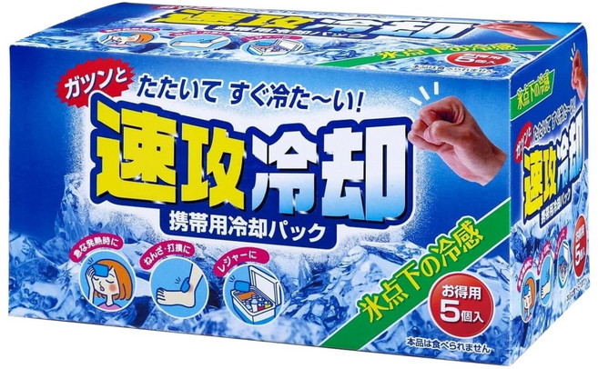 novopin 除虫菊 速攻冷卻保冷劑 5入, 1盒