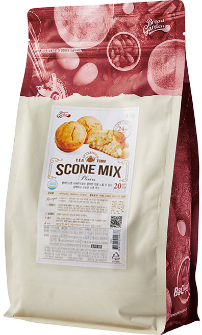 브레드가든 플레인스콘믹스, 1개, 1kg