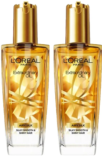 로레알파리 엑스트라오디네리 헤어오일 에어리 실크, 100ml, 2개 - 쿠팡