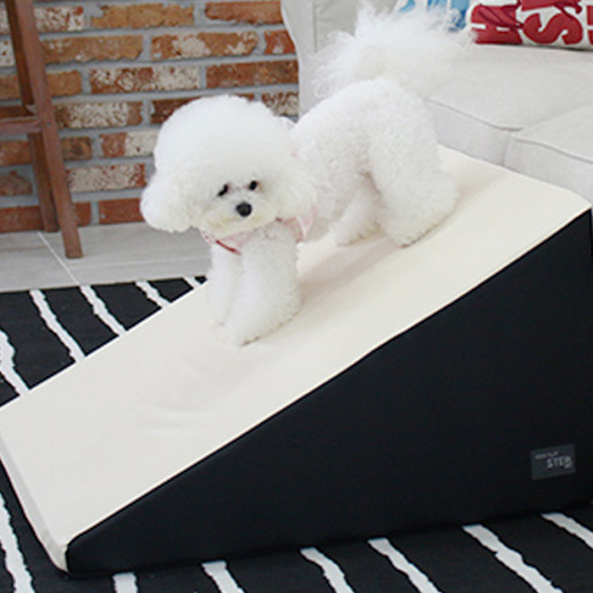 초코펫하우스 반려동물 논슬립 스텝 와이드, 블랙, 1개