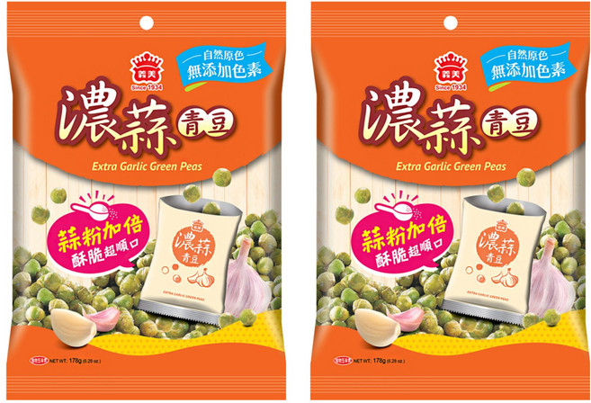 義美 濃蒜青豆, 178g, 2袋