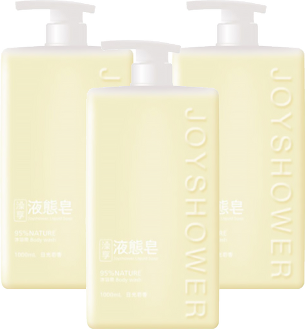 澡享 液態皂 植物潔淨因子 溫和清潔 亞洲親膚配方, 1L, 3瓶