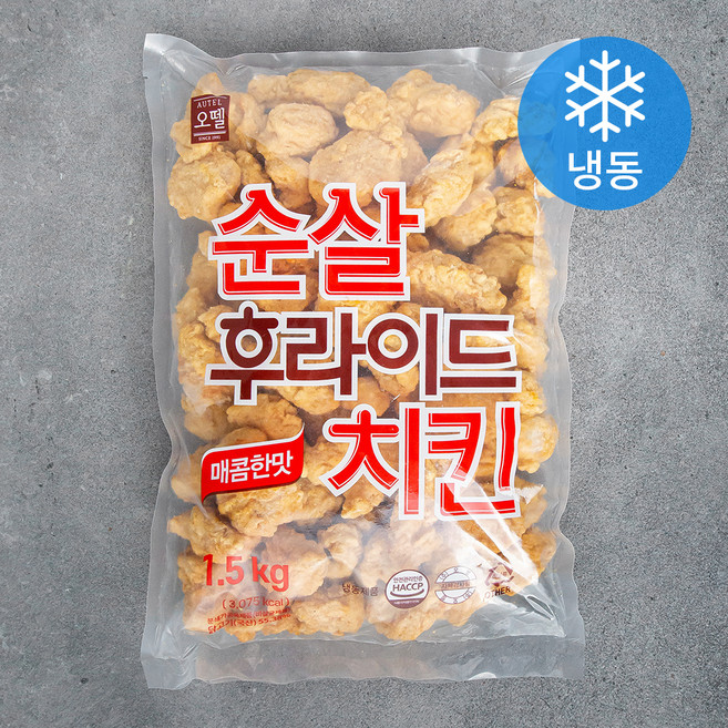 오뗄 순살후라이드치킨 (냉동), 1.5kg, 1개