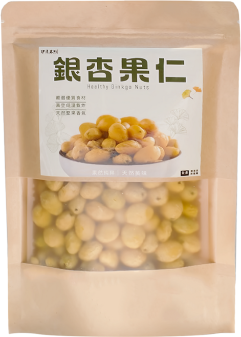 伊貝果然 銀杏果仁, 1個, 100g