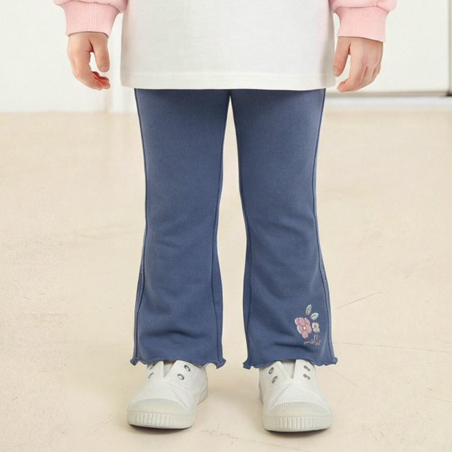 mollimelli 粉彩花朵喇叭褲