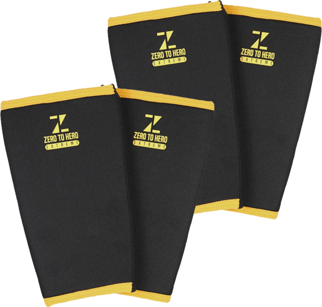 제로투히어로 파워리프팅 익스트림 무릎 보호대 9mm 세트, 2세트