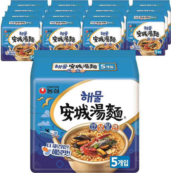 안성탕면 해물맛 112g, 80개