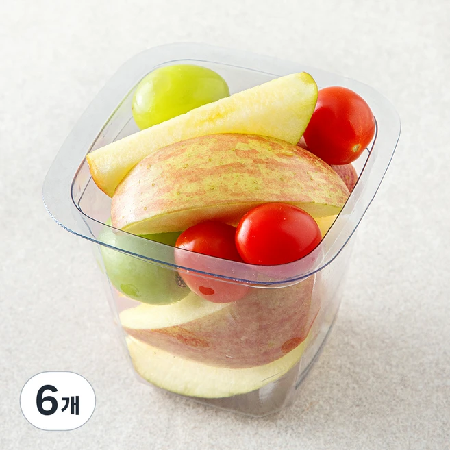 농협과일친구들 사과 방울 포도 컵과일, 180g, 6개, 1개입 - 쿠팡