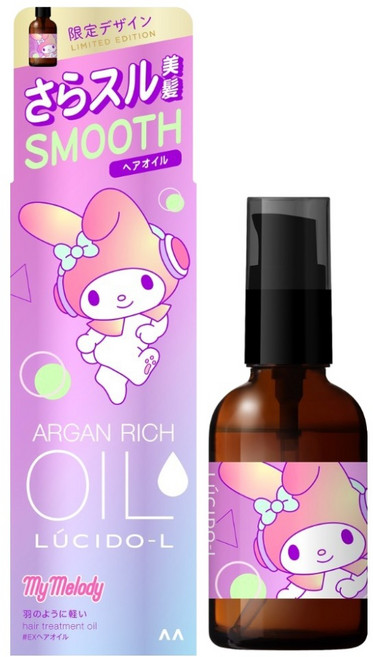 LUCIDO-L 樂絲朵 摩洛哥護髮精華油 美樂蒂款, 60ml, 1罐