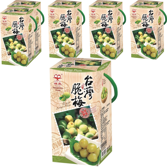 順泰 台灣脆梅, 400g, 6盒