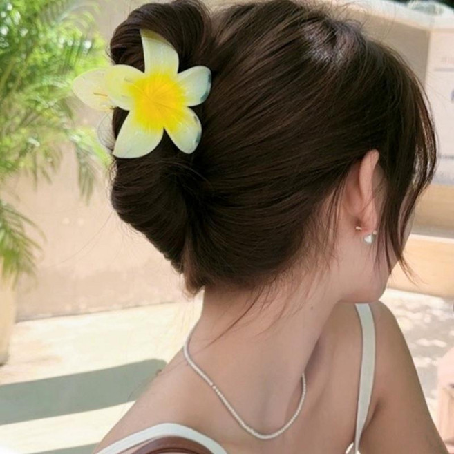 삭스판다 하와이안 플라워 헤어집게