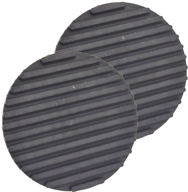 TRENY 圓型橡膠止滑抗震墊 台灣製, 1組